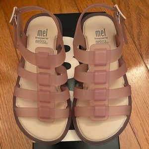 Mini Melissa girls sandals size 12